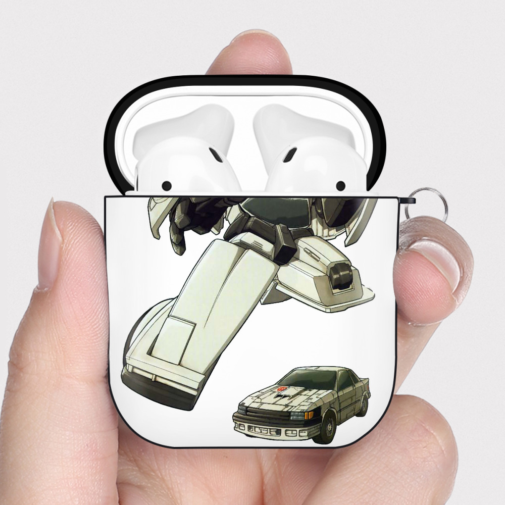 （画像用）  AirPods 第2世代保護ケース ハードシェル ブラック 耐衝撃・防指紋・カラビナ付き