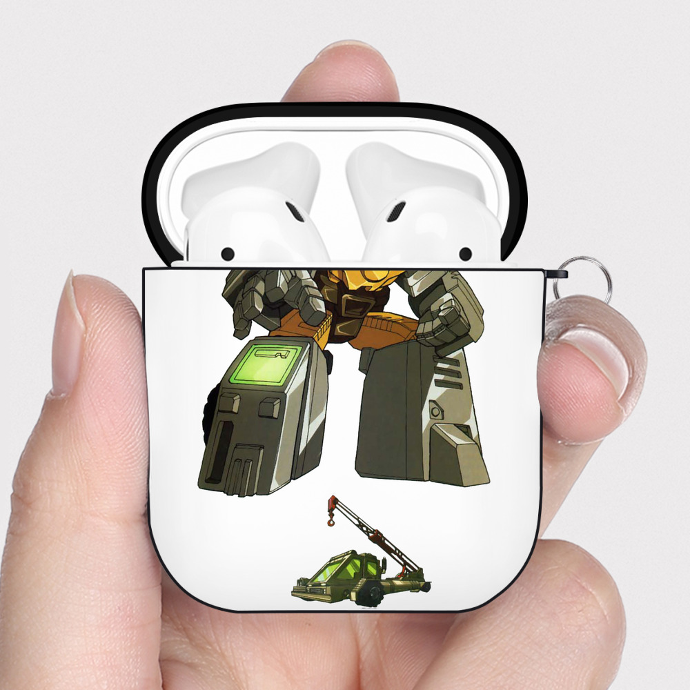 （画像用）  AirPods 第2世代保護ケース ハードシェル ブラック 耐衝撃・防指紋・カラビナ付き