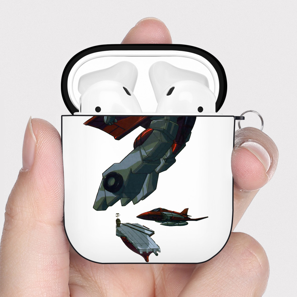 （画像用）  AirPods 第2世代保護ケース ハードシェル ブラック 耐衝撃・防指紋・カラビナ付き