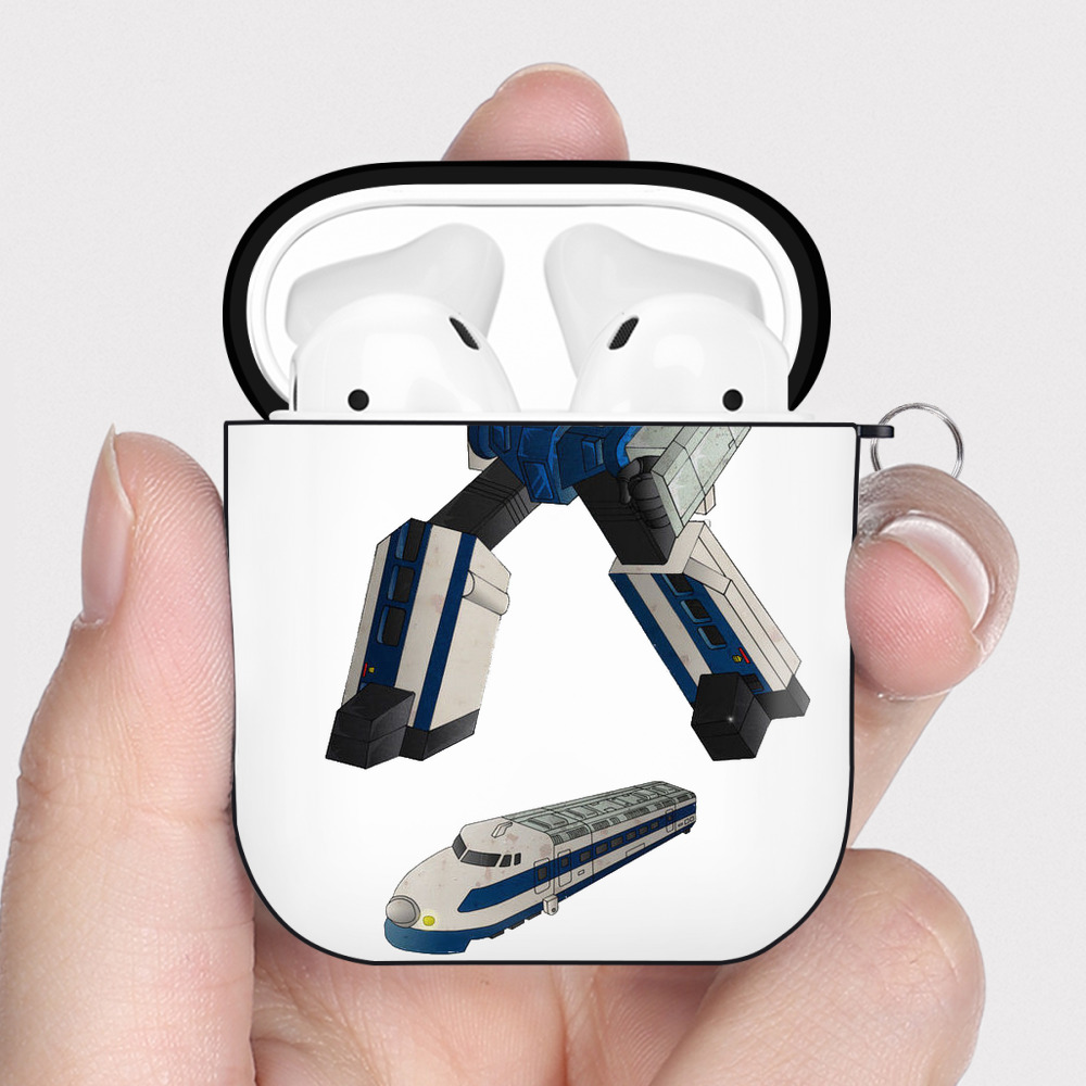 （画像用）  AirPods 第2世代保護ケース ハードシェル ブラック 耐衝撃・防指紋・カラビナ付き