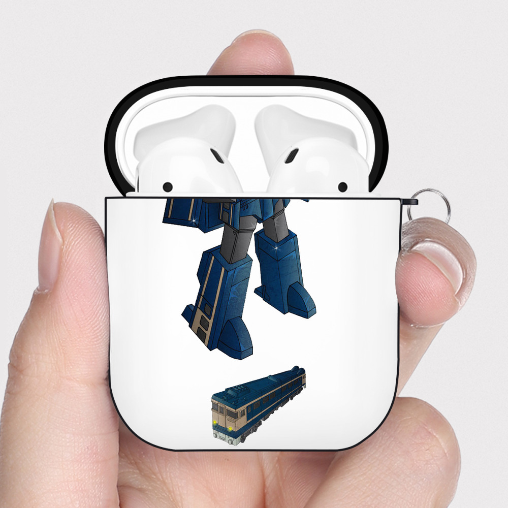 （画像用）  AirPods 第2世代保護ケース ハードシェル ブラック 耐衝撃・防指紋・カラビナ付き