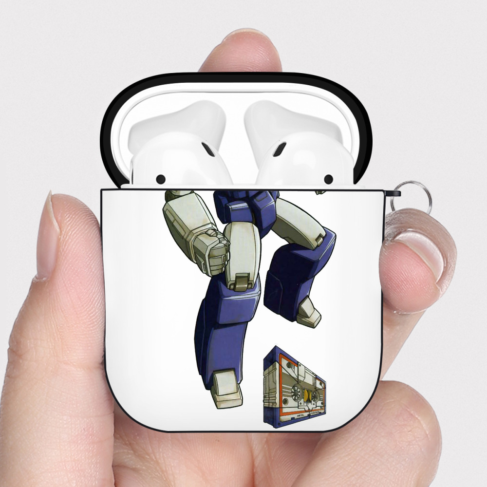 （画像用）  AirPods 第2世代保護ケース ハードシェル ブラック 耐衝撃・防指紋・カラビナ付き