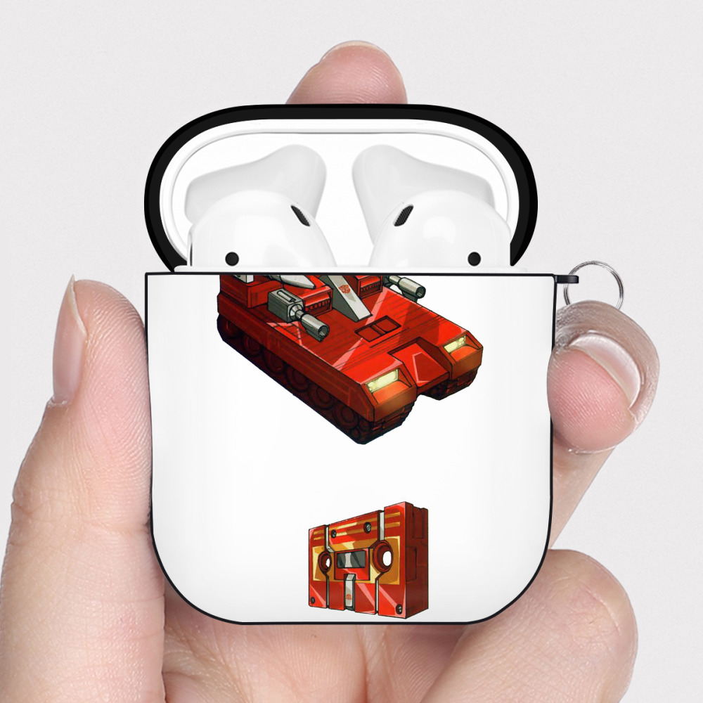 （画像用）  AirPods 第2世代保護ケース ハードシェル ブラック 耐衝撃・防指紋・カラビナ付き