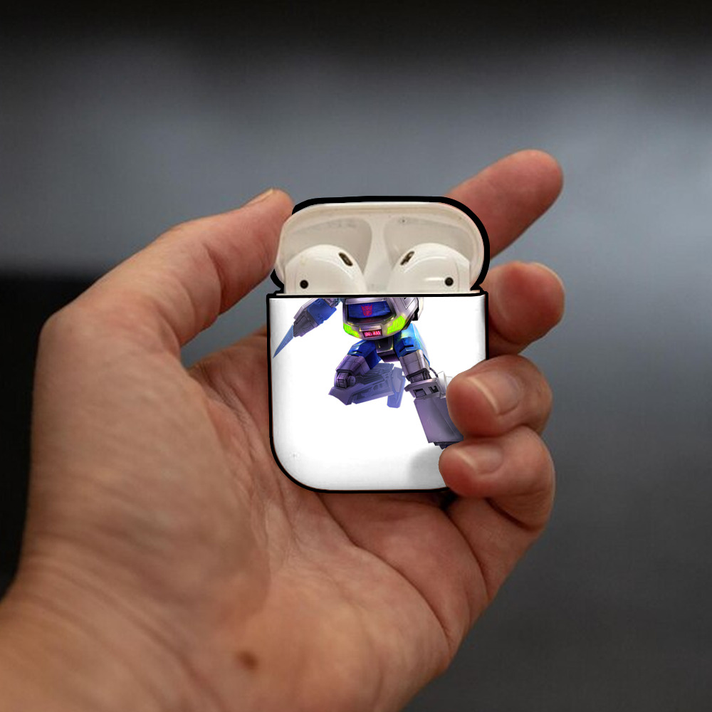  AirPods 第2世代保護ケース ハードシェル ブラック 耐衝撃・防指紋・カラビナ付き