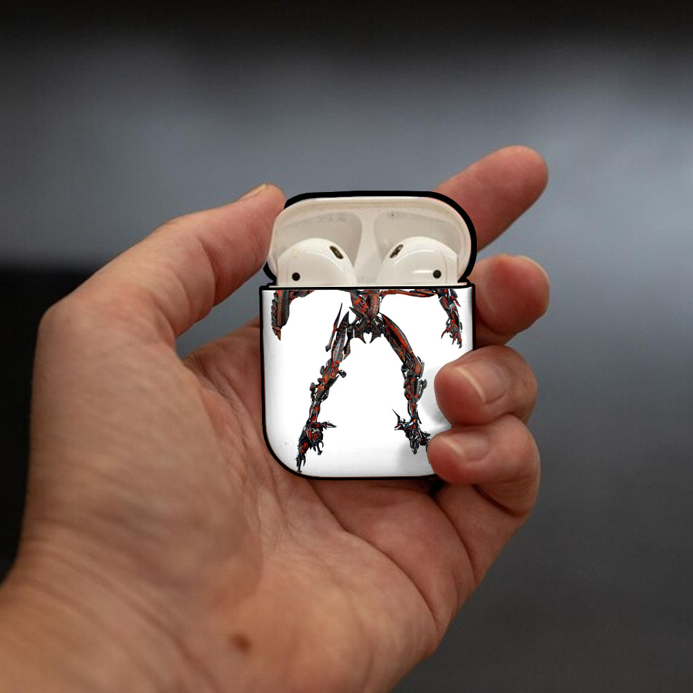  AirPods 第2世代保護ケース ハードシェル ブラック 耐衝撃・防指紋・カラビナ付き