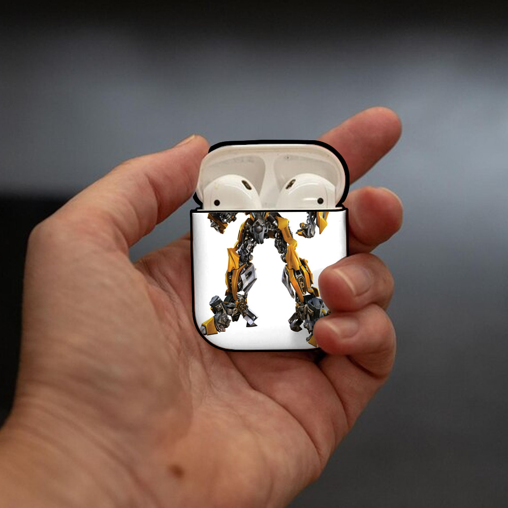  AirPods 第2世代保護ケース ハードシェル ブラック 耐衝撃・防指紋・カラビナ付き