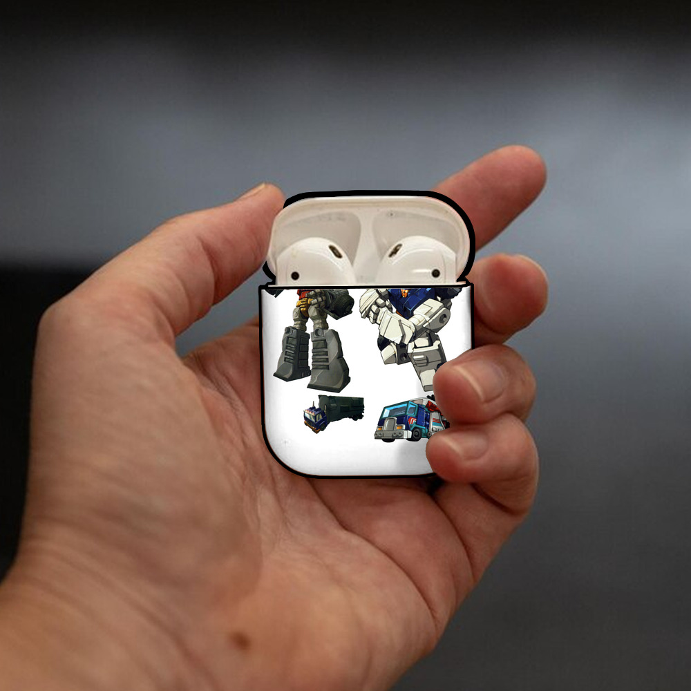  AirPods 第2世代保護ケース ハードシェル ブラック 耐衝撃・防指紋・カラビナ付き