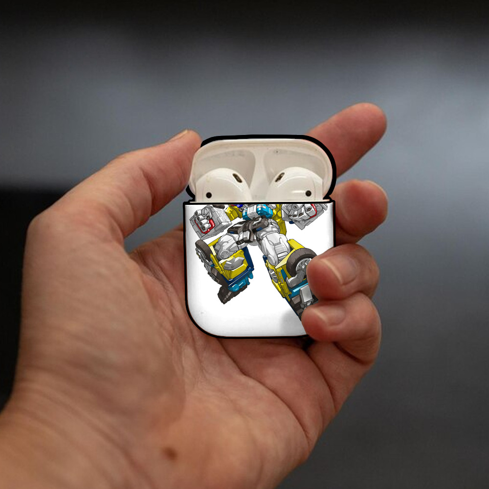  AirPods 第2世代保護ケース ハードシェル ブラック 耐衝撃・防指紋・カラビナ付き