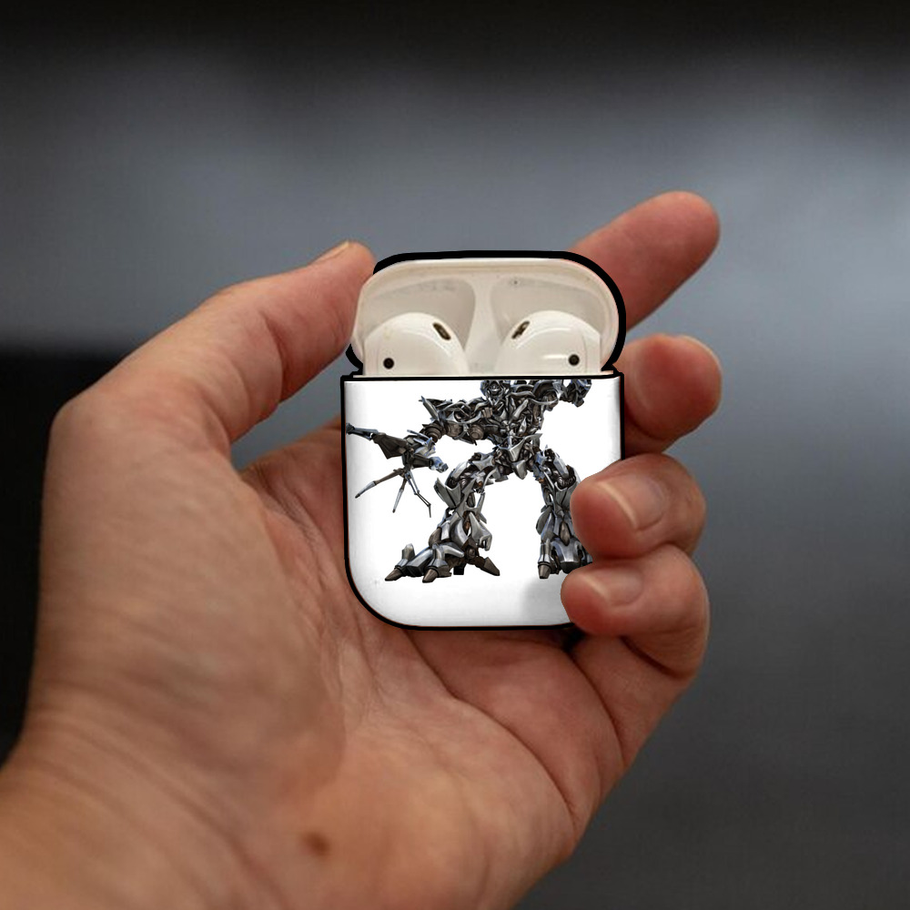  AirPods 第2世代保護ケース ハードシェル ブラック 耐衝撃・防指紋・カラビナ付き