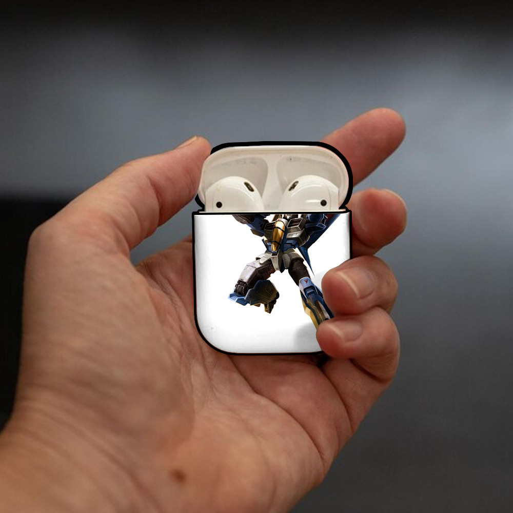  AirPods 第2世代保護ケース ハードシェル ブラック 耐衝撃・防指紋・カラビナ付き