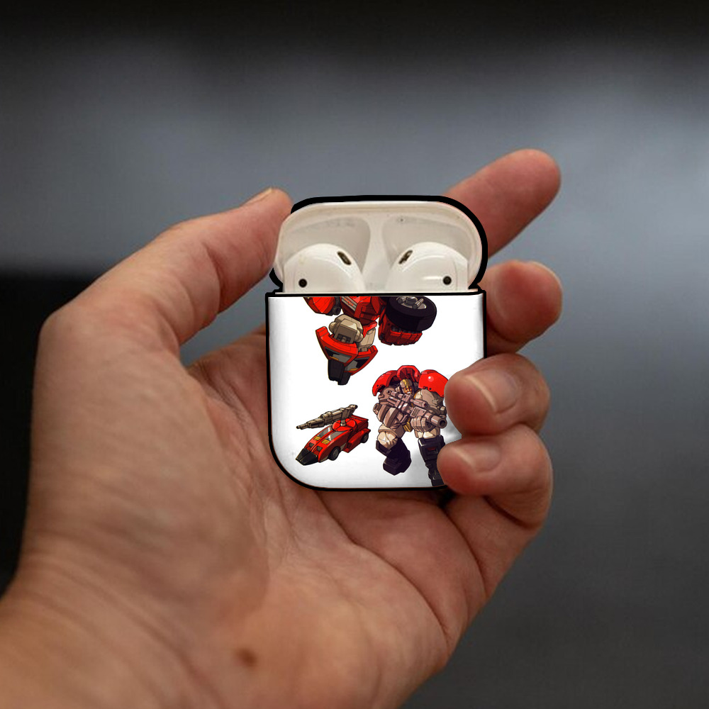  AirPods 第2世代保護ケース ハードシェル ブラック 耐衝撃・防指紋・カラビナ付き