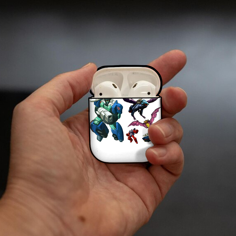  AirPods 第2世代保護ケース ハードシェル ブラック 耐衝撃・防指紋・カラビナ付き