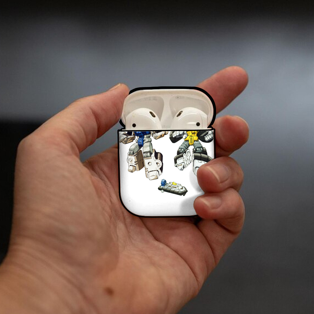  AirPods 第2世代保護ケース ハードシェル ブラック 耐衝撃・防指紋・カラビナ付き