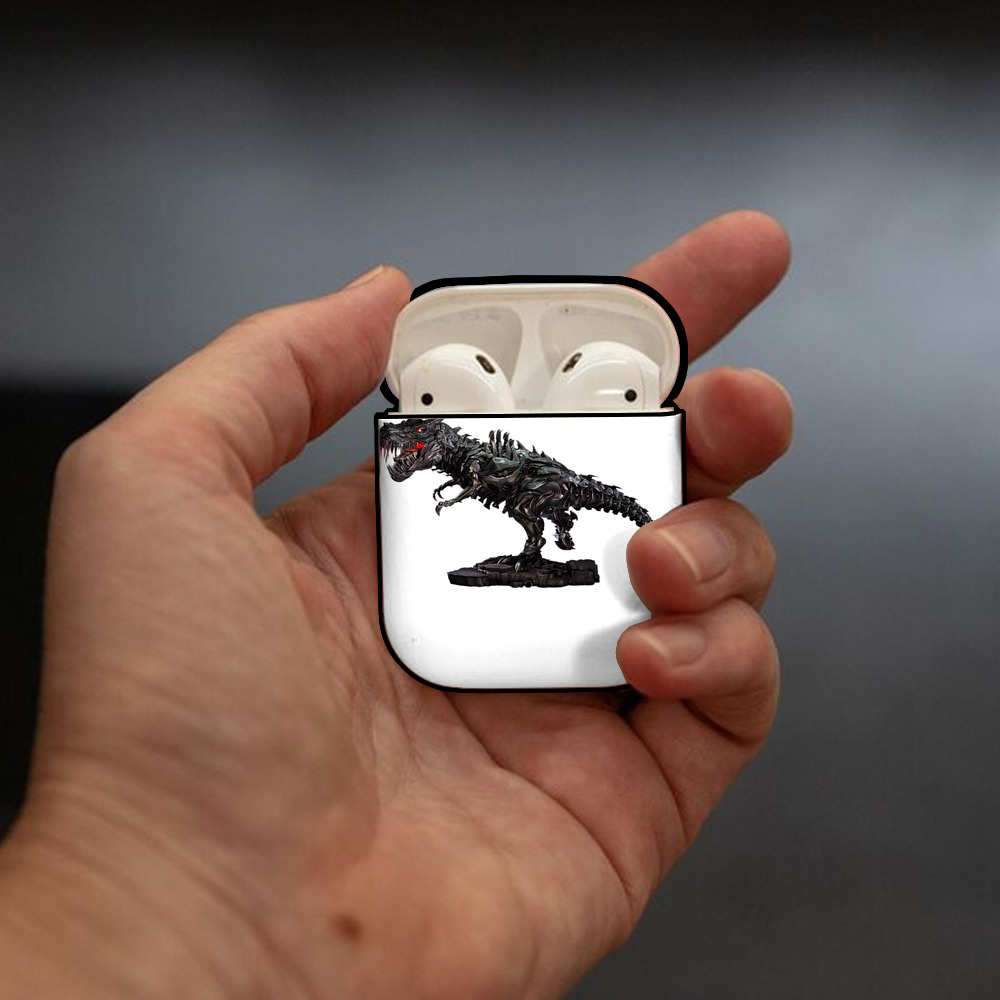  AirPods 第2世代保護ケース ハードシェル ブラック 耐衝撃・防指紋・カラビナ付き