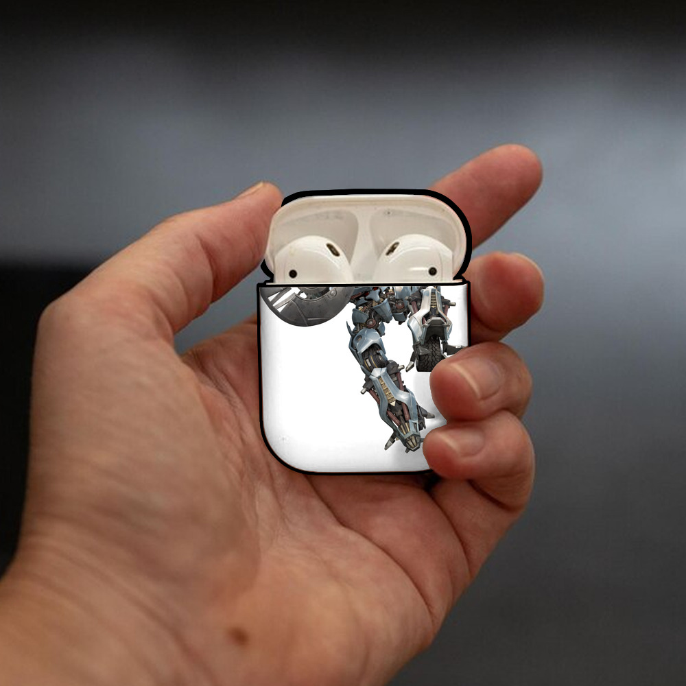  AirPods 第2世代保護ケース ハードシェル ブラック 耐衝撃・防指紋・カラビナ付き