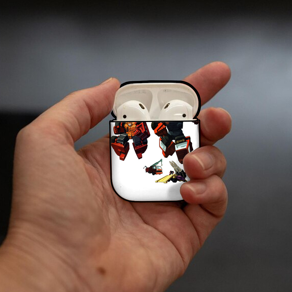  AirPods 第2世代保護ケース ハードシェル ブラック 耐衝撃・防指紋・カラビナ付き