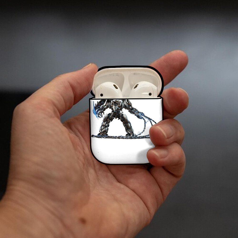  AirPods 第2世代保護ケース ハードシェル ブラック 耐衝撃・防指紋・カラビナ付き