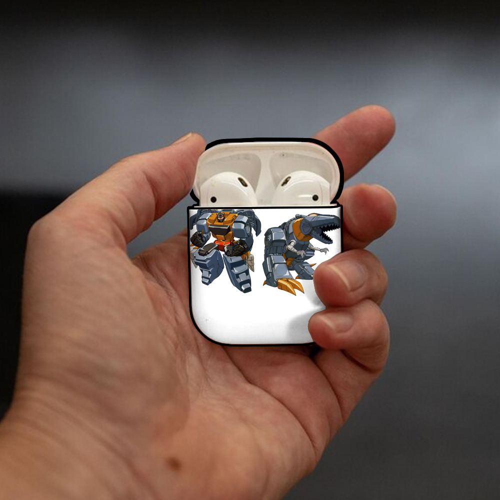  AirPods 第2世代保護ケース ハードシェル ブラック 耐衝撃・防指紋・カラビナ付き