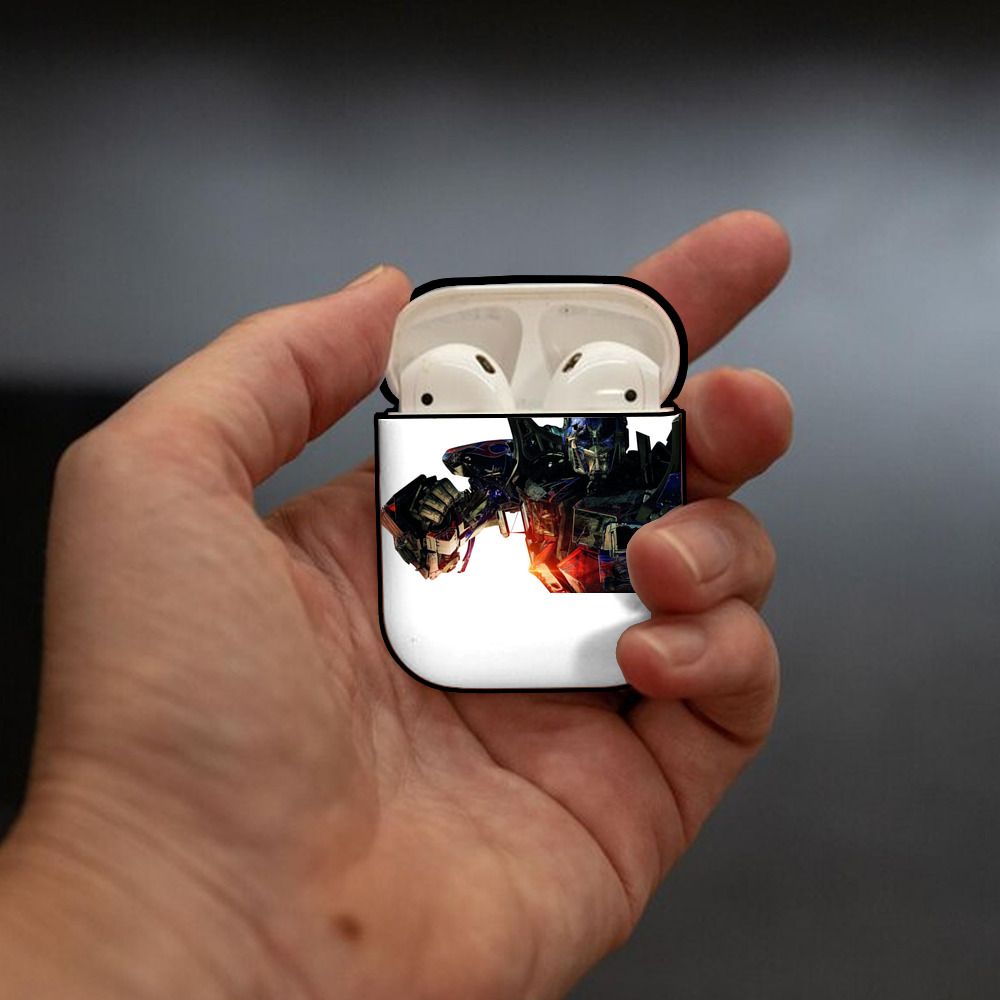  AirPods 第2世代保護ケース ハードシェル ブラック 耐衝撃・防指紋・カラビナ付き
