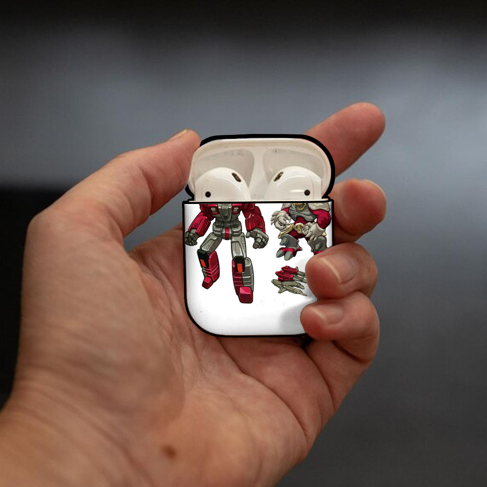  AirPods 第2世代保護ケース ハードシェル ブラック 耐衝撃・防指紋・カラビナ付き