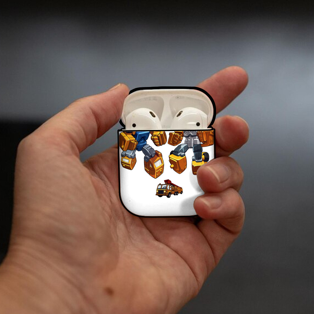  AirPods 第2世代保護ケース ハードシェル ブラック 耐衝撃・防指紋・カラビナ付き