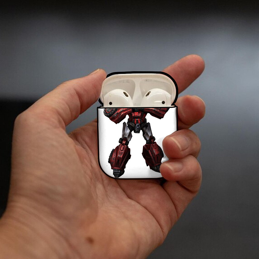  AirPods 第2世代保護ケース ハードシェル ブラック 耐衝撃・防指紋・カラビナ付き