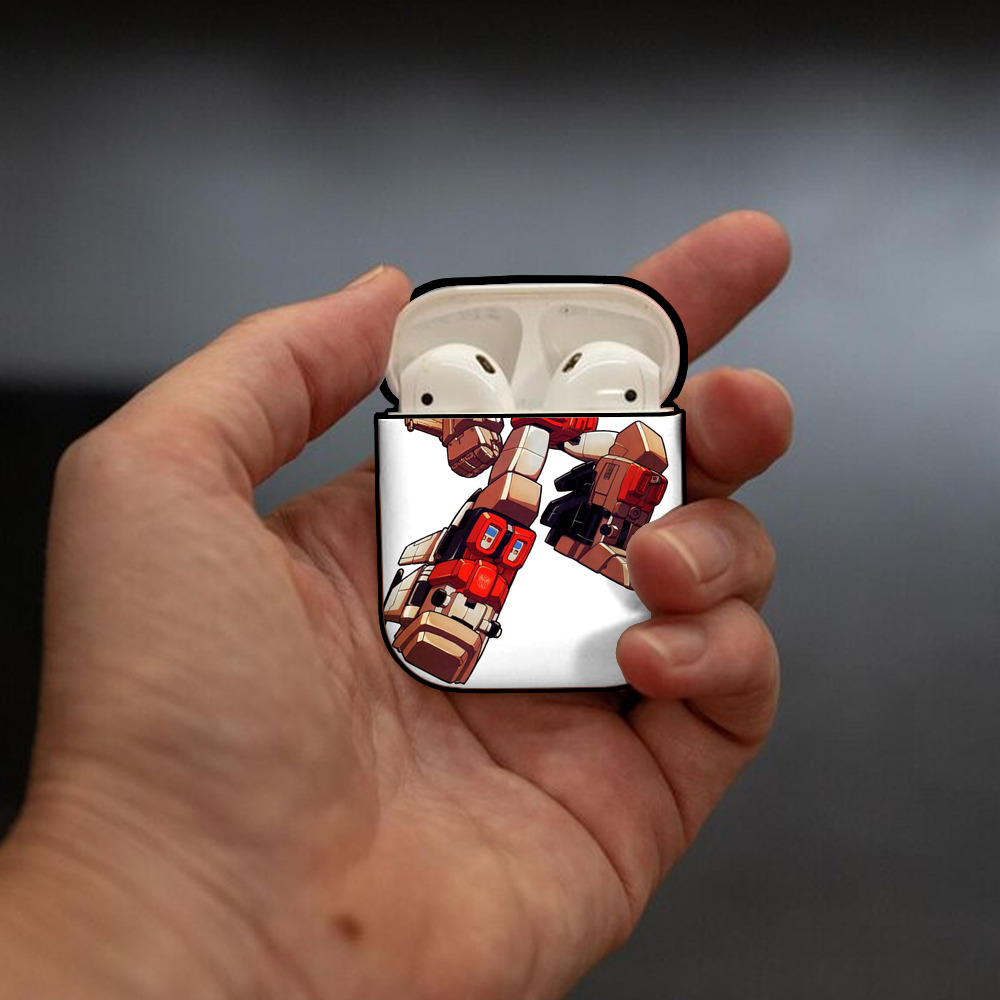  AirPods 第2世代保護ケース ハードシェル ブラック 耐衝撃・防指紋・カラビナ付き