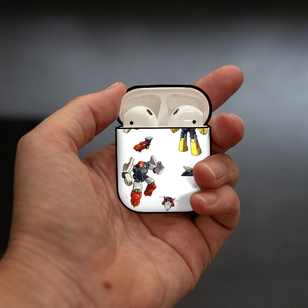  AirPods 第2世代保護ケース ハードシェル ブラック 耐衝撃・防指紋・カラビナ付き