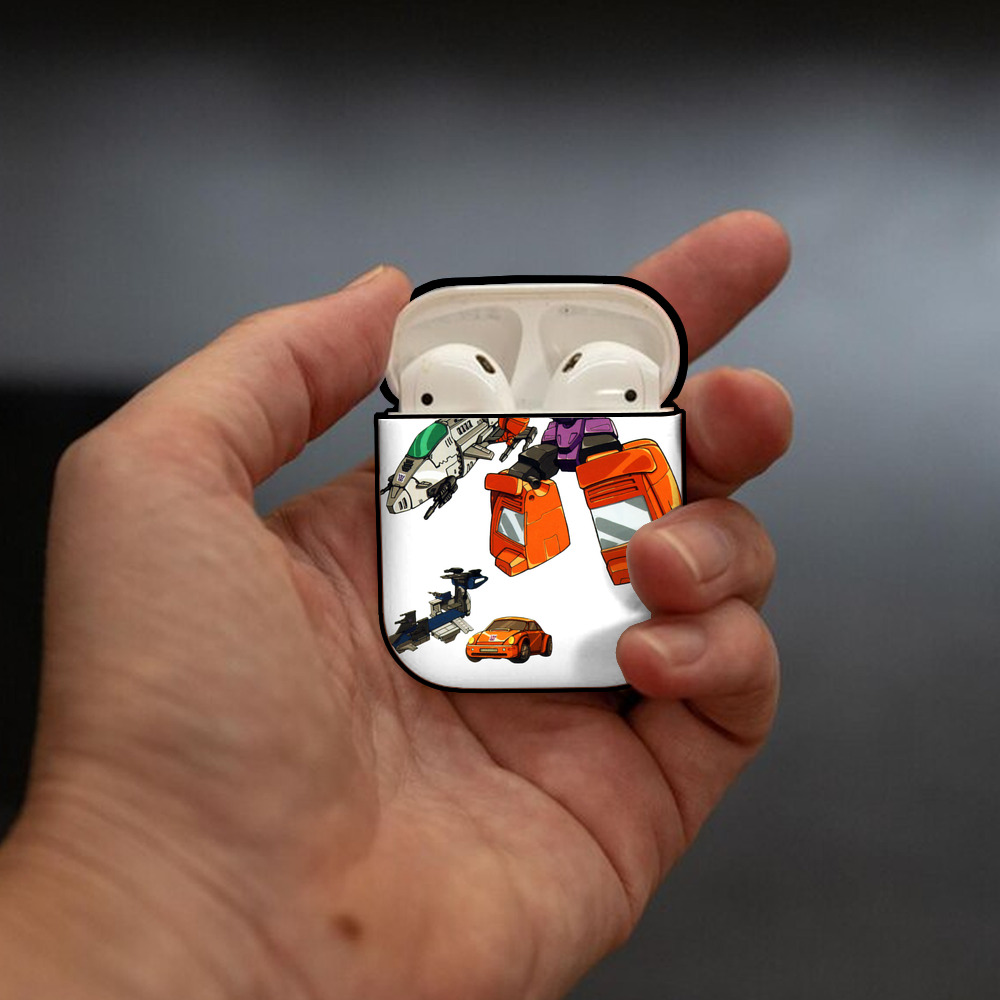  AirPods 第2世代保護ケース ハードシェル ブラック 耐衝撃・防指紋・カラビナ付き