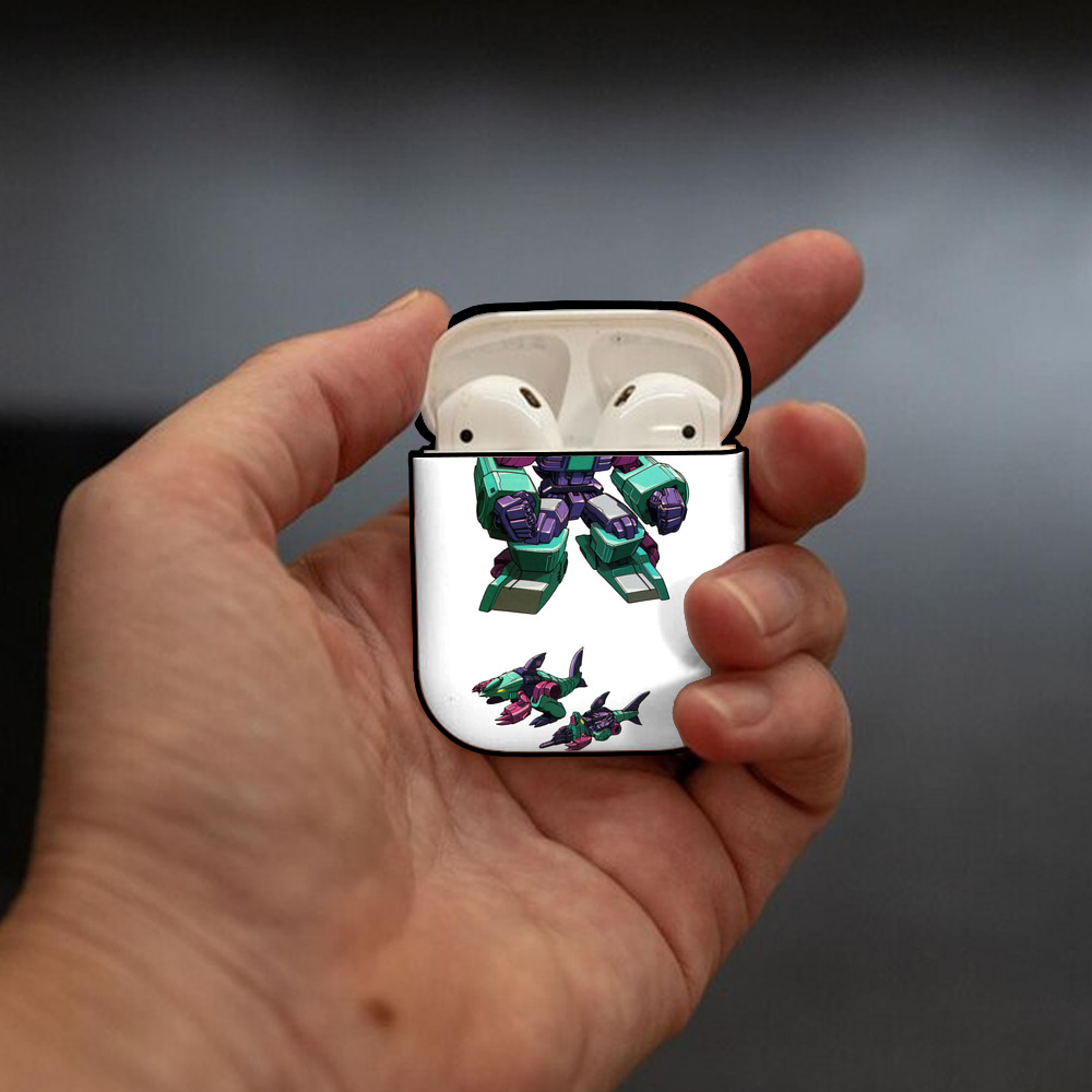  AirPods 第2世代保護ケース ハードシェル ブラック 耐衝撃・防指紋・カラビナ付き