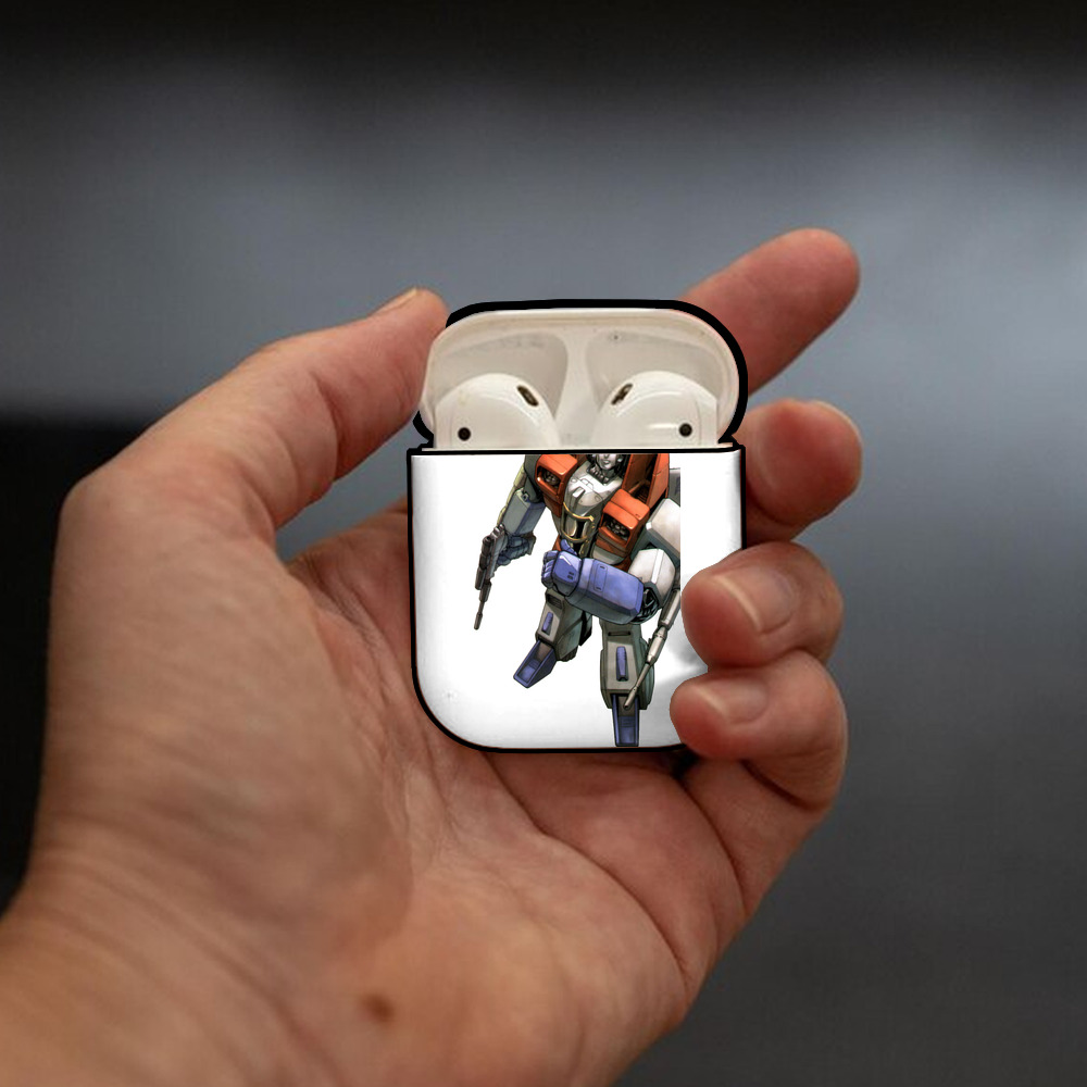  AirPods 第2世代保護ケース ハードシェル ブラック 耐衝撃・防指紋・カラビナ付き