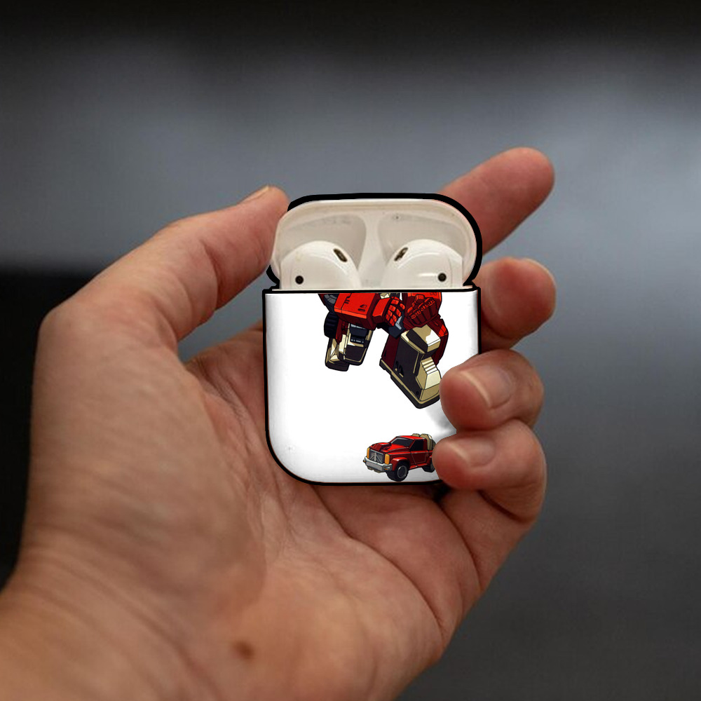  AirPods 第2世代保護ケース ハードシェル ブラック 耐衝撃・防指紋・カラビナ付き