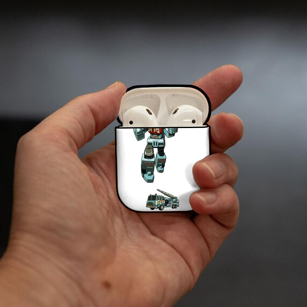  AirPods 第2世代保護ケース ハードシェル ブラック 耐衝撃・防指紋・カラビナ付き