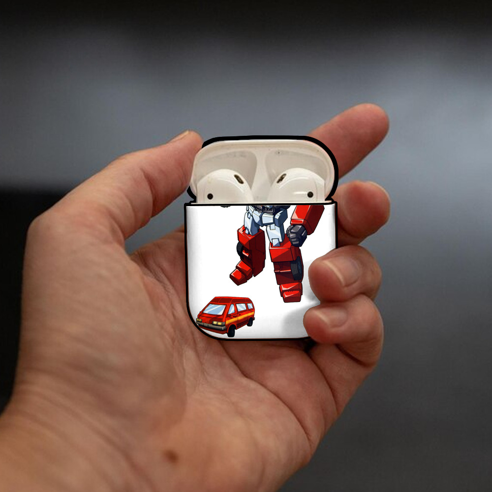  AirPods 第2世代保護ケース ハードシェル ブラック 耐衝撃・防指紋・カラビナ付き