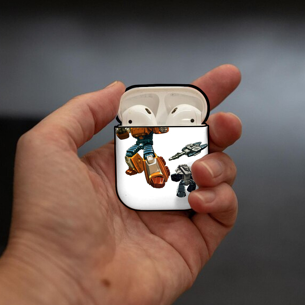  AirPods 第2世代保護ケース ハードシェル ブラック 耐衝撃・防指紋・カラビナ付き