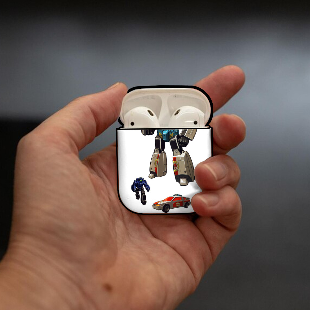  AirPods 第2世代保護ケース ハードシェル ブラック 耐衝撃・防指紋・カラビナ付き