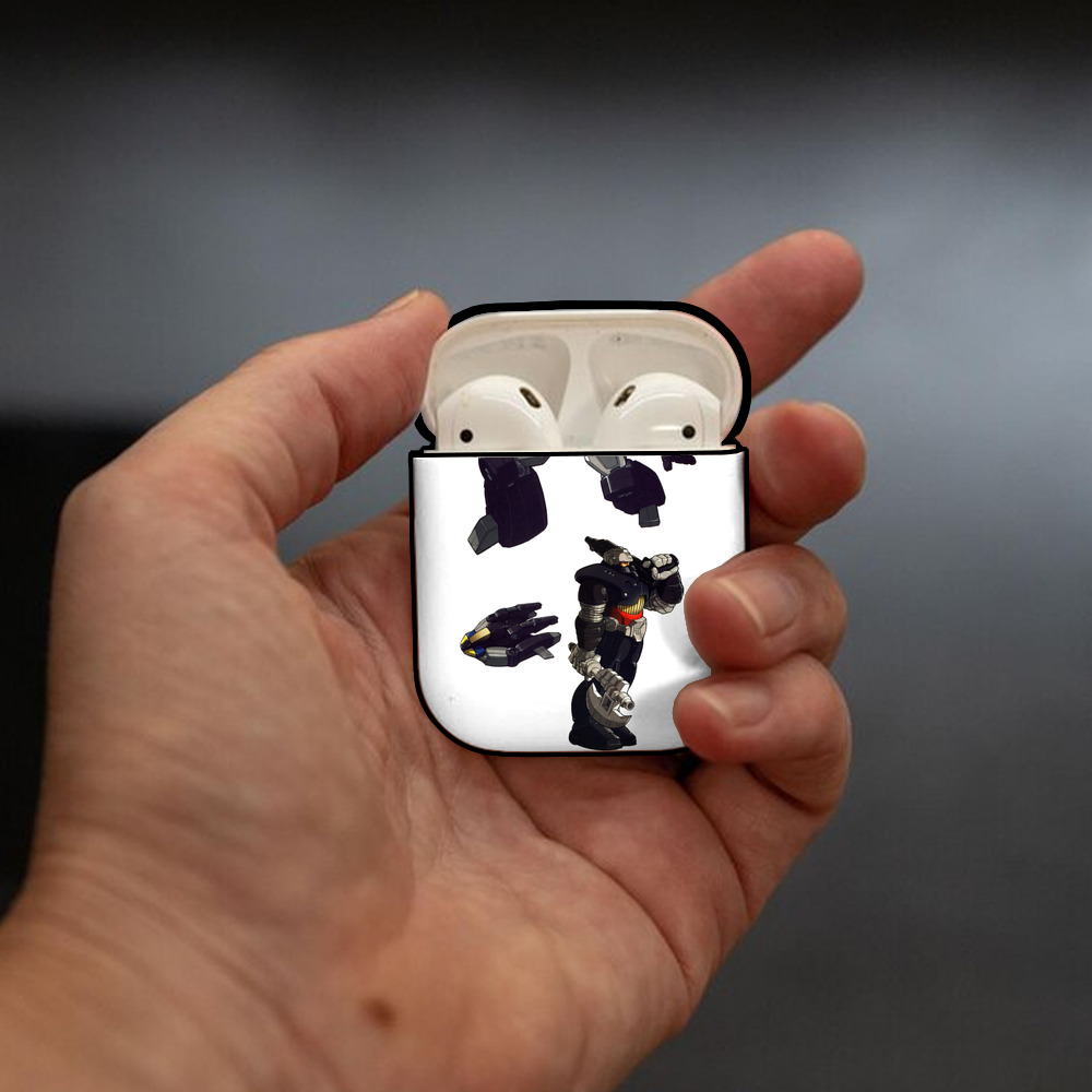 AirPods 第2世代保護ケース ハードシェル ブラック 耐衝撃・防指紋・カラビナ付き