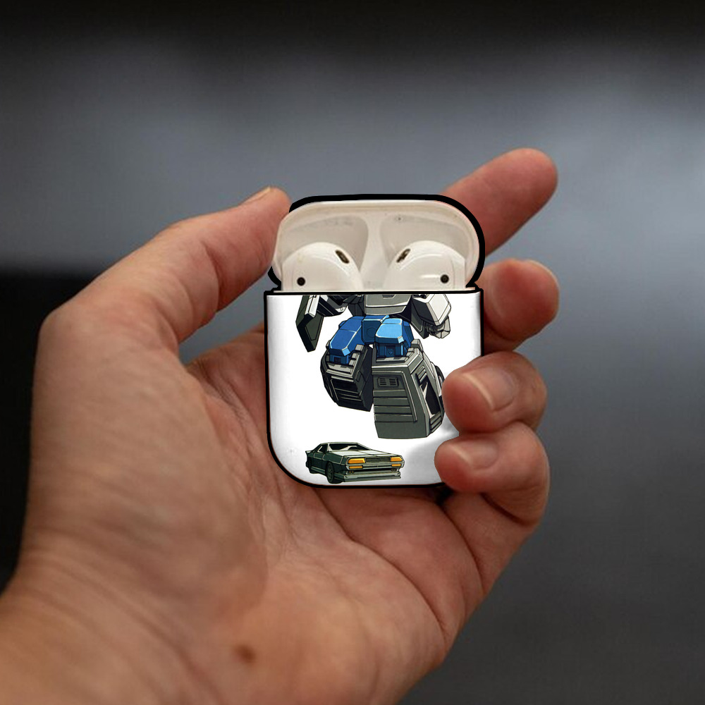  AirPods 第2世代保護ケース ハードシェル ブラック 耐衝撃・防指紋・カラビナ付き