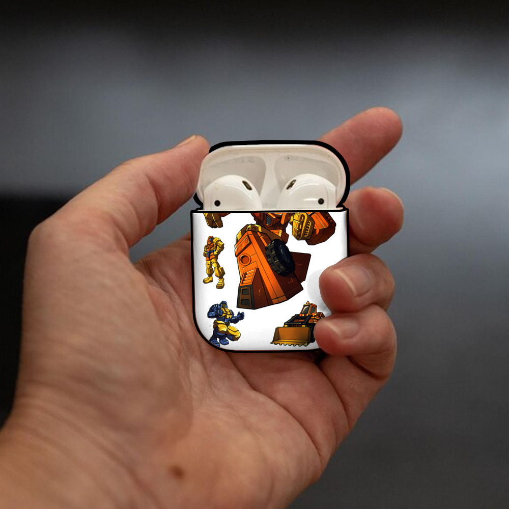  AirPods 第2世代保護ケース ハードシェル ブラック 耐衝撃・防指紋・カラビナ付き