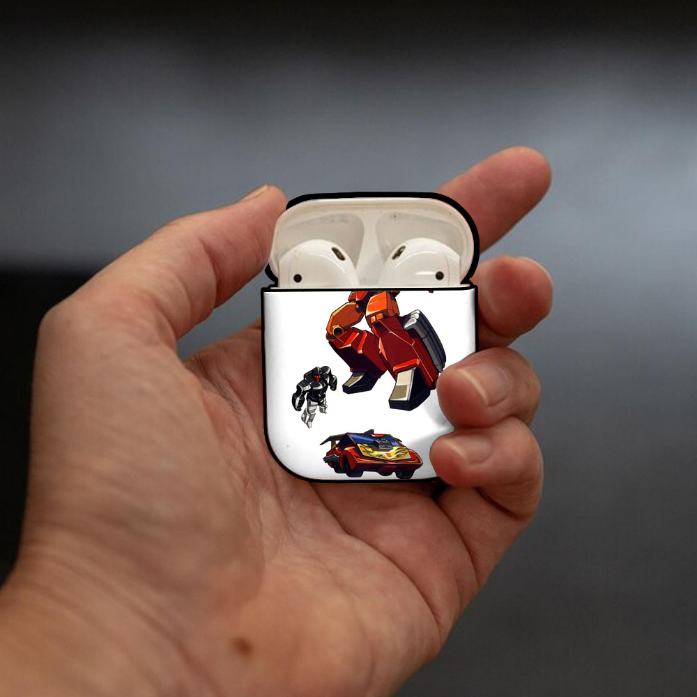  AirPods 第2世代保護ケース ハードシェル ブラック 耐衝撃・防指紋・カラビナ付き