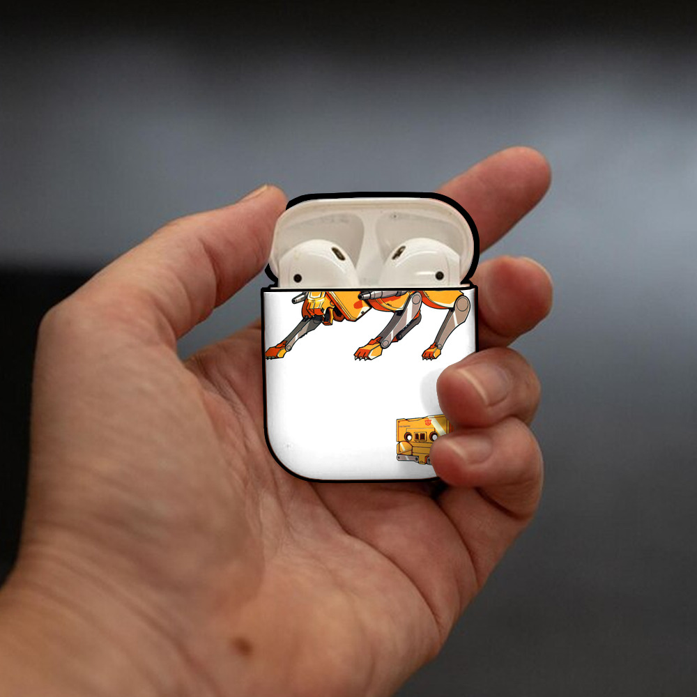  AirPods 第2世代保護ケース ハードシェル ブラック 耐衝撃・防指紋・カラビナ付き