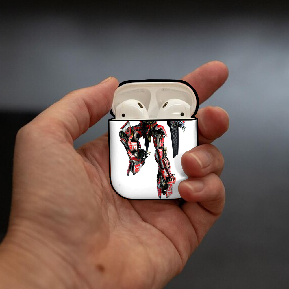  AirPods 第2世代保護ケース ハードシェル ブラック 耐衝撃・防指紋・カラビナ付き