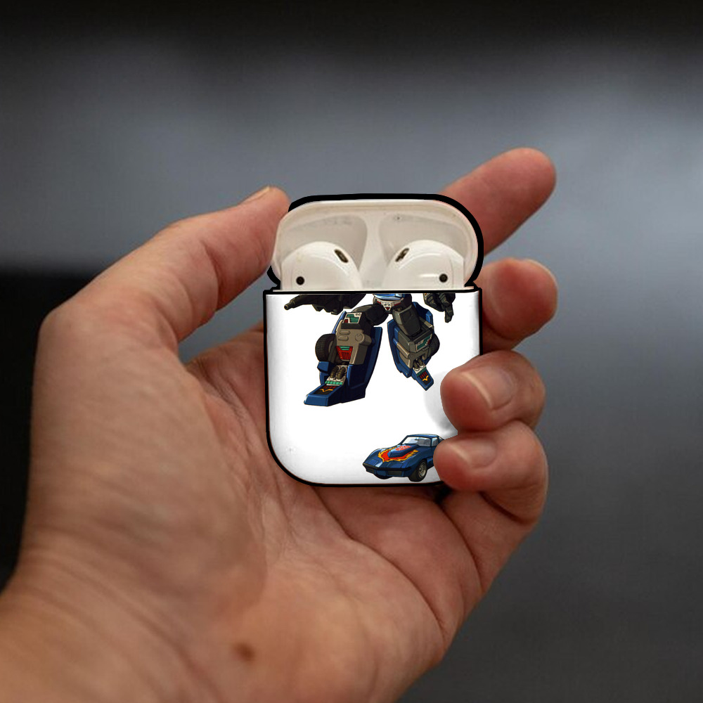  AirPods 第2世代保護ケース ハードシェル ブラック 耐衝撃・防指紋・カラビナ付き