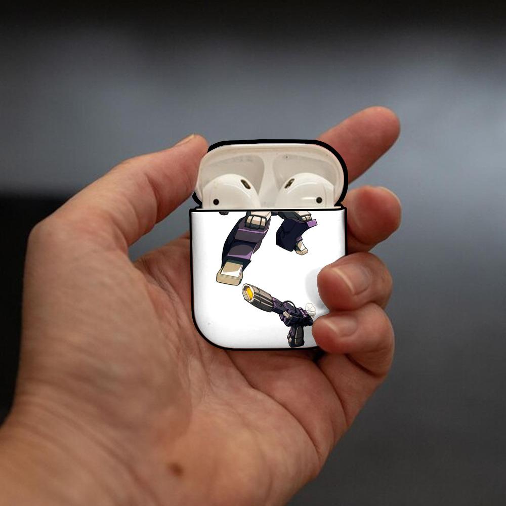  AirPods 第2世代保護ケース ハードシェル ブラック 耐衝撃・防指紋・カラビナ付き