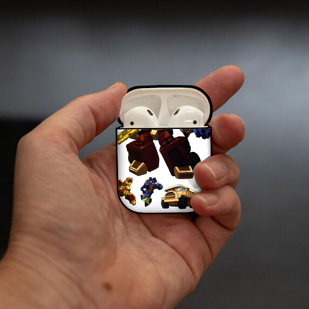  AirPods 第2世代保護ケース ハードシェル ブラック 耐衝撃・防指紋・カラビナ付き