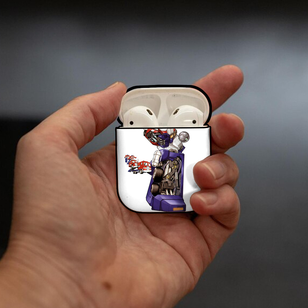  AirPods 第2世代保護ケース ハードシェル ブラック 耐衝撃・防指紋・カラビナ付き