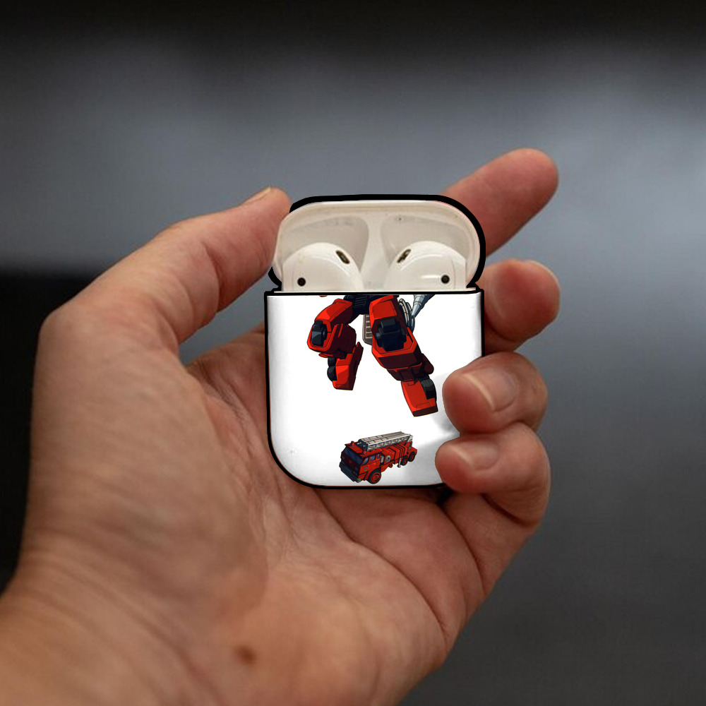  AirPods 第2世代保護ケース ハードシェル ブラック 耐衝撃・防指紋・カラビナ付き