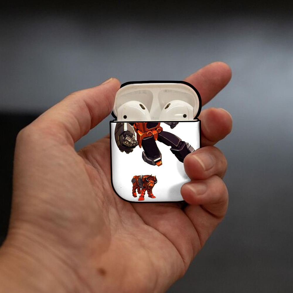  AirPods 第2世代保護ケース ハードシェル ブラック 耐衝撃・防指紋・カラビナ付き