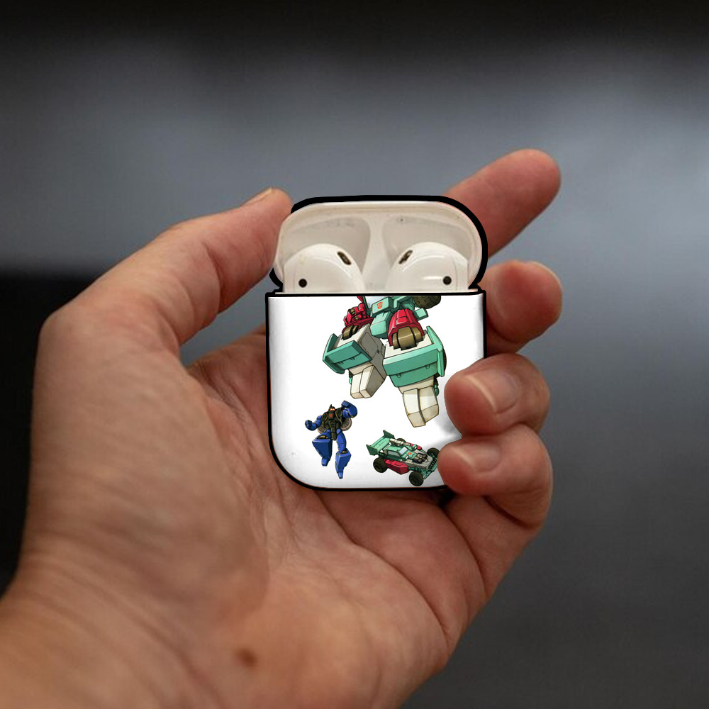  AirPods 第2世代保護ケース ハードシェル ブラック 耐衝撃・防指紋・カラビナ付き