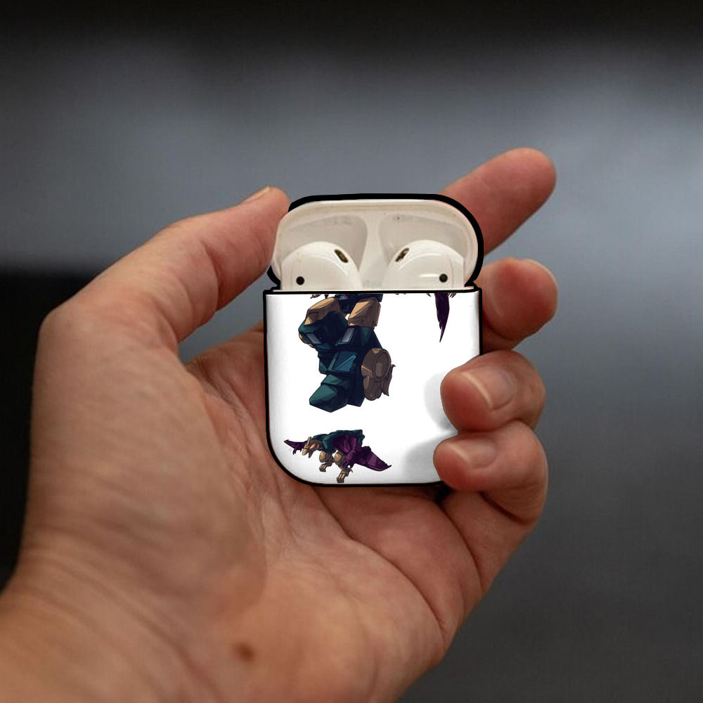  AirPods 第2世代保護ケース ハードシェル ブラック 耐衝撃・防指紋・カラビナ付き